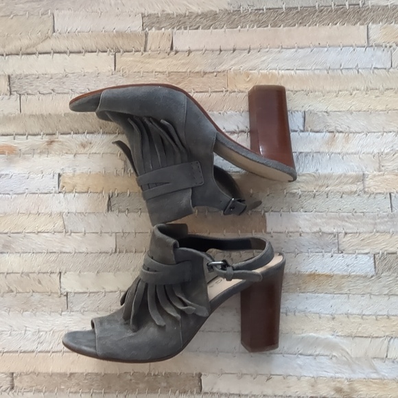 Via Spiga Fey Open Toe Sling Back Heels - Picture 5 of 7